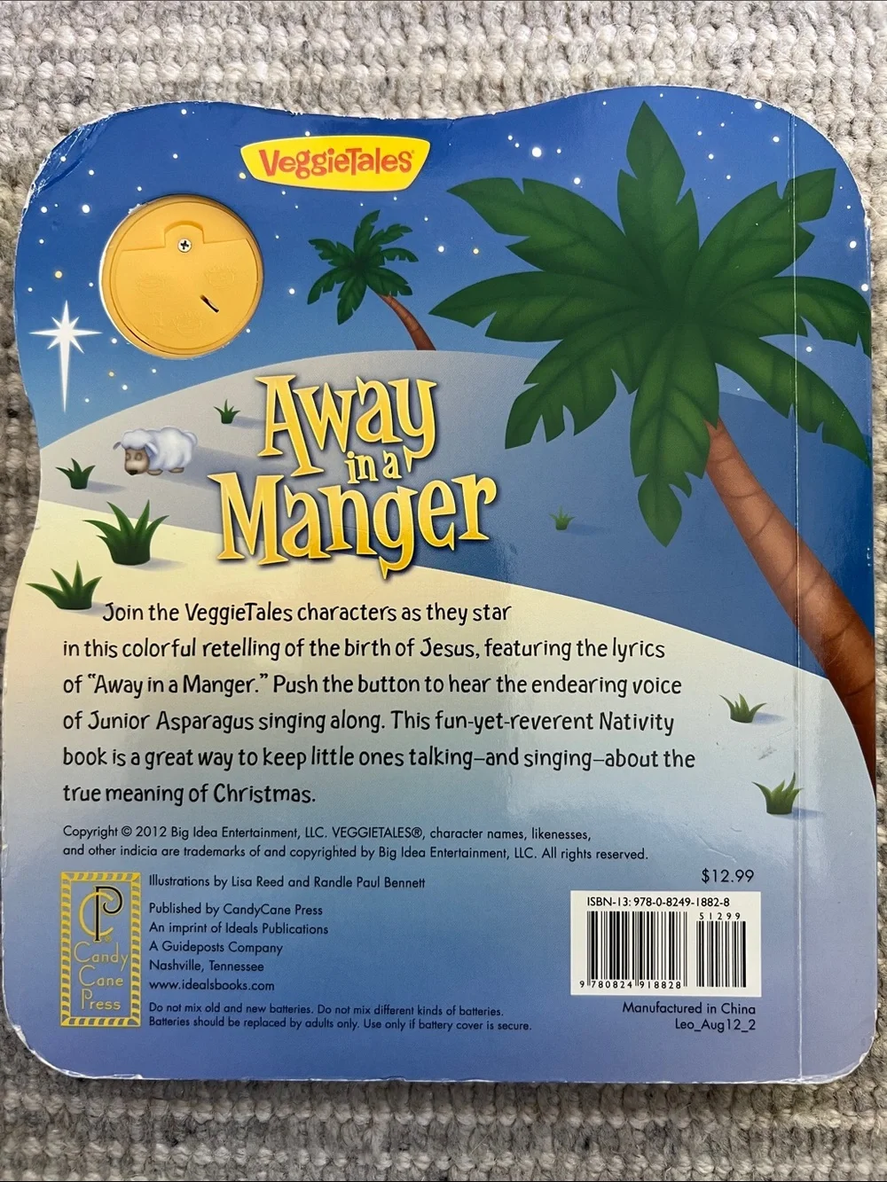 Thank You, God Hardcover & VeggieTales Away in a Manger Board Book